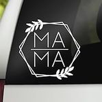 Floral Mama Vinyl Decal | Hexagon M