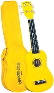 Diamond Head DU-104 Rainbow Soprano Ukulele - Yellow