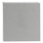 Goldbuch Summertime Trend 2 27606 Photo Album with 60 White Pages with Parchment Dividers, Photo Album with Linen Cover, up to 600 Pictures, Paper, Grey, 30 x 31 cm