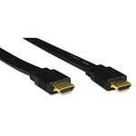 Tripp Lite High Speed HDMI Flat Cable, Digital Video with Audio (M/M) 3-Feet (P568-3-FL)