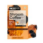 Ace Blend Chaga SHROOM COFFEE® | 30 serves | Decaf Mushroom Coffee | KSM 66 Ashwagandha | L-Theanine | MCT Powder | Heart Health | Cholesterol Manager | Instant Black Coffee | Keto | Cold & Hot Brew