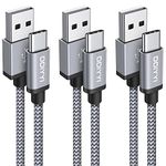 DDIYYI USB C Samsung Tablet Charger Cable 2M 3Pack, Fast Charging for Galaxy Tab A7/A7 Lite, A8, Tab S6/S6 Lite, Tab S7/S7+/S7 FE, Fire Tablet 8/Tablet 8 Kids, Fire Tablet 10/10 Kids