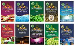 PUFF SMART Herbal Molasses Herbal Flavour Combo Set of 10 (100% Nicotine and Tobacco Free)