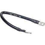 DB Electrical New Battery Cable 600-04017 Compatible with/Replacement for Golf Carts Length 12in / 304.8mm, Terminal Size (2) 5/16" Hole Lugs, Jacket Color Black, Wire Gauge 4