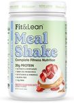 Fit & Lean Meal Shake, Fat Burning Meal Replacement, Protein, Fiber, Probiotics, Strawberry Shortcake, 0.8 lbs (365 g),10 Servings Per Container