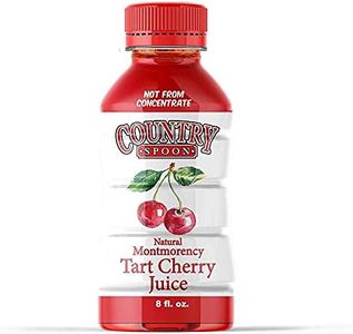 Country Spoon 100% Tart Cherry Juice (70+ Tart Cherries Per 8 oz) 12 Pack | Not from Concentrate, Single Ingredient Drink, Melatonin Rich, Healthy Fruit Drink (Cherry)