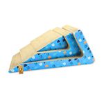 Foodie Puppies Cat Scratching Post with Catnip for Cats and Kittens - (Triangle Slice Scratcher) | Corrugated Cat Scratcher for Indoor Cats, Kitten for Furniture Protection, Durable Texture Design