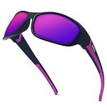 DEAFRAIN Polarized Sports Sunglasse