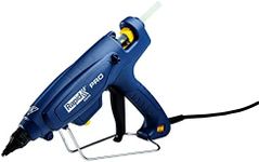 Rapid Hot Glue Gun EG340, 11-12mm Industrial Glue Gun for Installation, 1400 g/hr Output, 120°-220 °C Temperature Adjustment, Exchangeable Nozzle, 2.5m Cord (5000639)