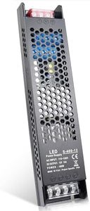 12V 33A 400W Universal Regulated Switching Power Supply, 100-250V AC to 12V DC Converter, LED Driver, Industrial Transformer, Adapter for Strip Light, Lamp, Radio