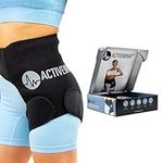 AW ACTIVEWRAP Hip Support with Hot Cold Pack for Icing, Compression, Heat, Hip Pain Relief Post Surgery Therapy