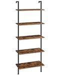 HOOBRO DIY Ladder Shelf Bookcase, 5