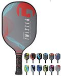 Gamma Twister Composite Paddle: Pickle Ball Paddles for Indoor & Outdoor Play-USAPA Approved Racquet for Adults & Kids-Red/Blue