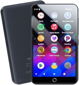 Lecteur MP3 Spotify 96 Go avec WiFi Bluetooth, écran Tactile 4 Pouces, Lecteur MP4 Android 13, Compatible Audible, Radio FM, Amazon Music, Deezer, Pandora, Play Store