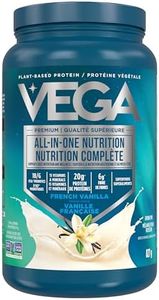 Vega All-in-One Vegan Protein Powder French Vanilla (20 Servings) Superfood Ingredients, Vitamins For Immunity Support, Keto Friendly, Pea Protein For Women and Men, 827g (Packaging May Vary)