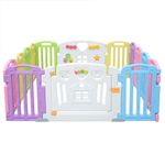 LIVINGbasics Baby Playpen 14 Panel Kids Activity Centre BPA-Free Safety Play Yard For Home Indoor Outdoor