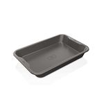 Ninja Foodi ZEROSTICK Roasting Tin 23cm x 33cm, Non-Stick, Long Lasting Heavy Duty, Roasting Tin made from Aluminised Steel, Grey B30613EUUK