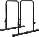 Gravity Fitness Parallettes, Dip Bars - XL - New 38mm Handles - for Calisthenics, Crossfit, Home & commercial use