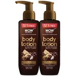 WOW Skin Science Shea & Cocoa Butter Moisturizing Body Lotion -200 mL (BUY 1 GET 1 FREE)