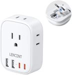 European Travel Plug Adapter, LENCE