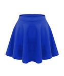 Pretty Fashion Girls School Skater Skirt Kids Flared Flowy High Waisted Dance Childrens Skirt Ages 5-13 (Blue, 13)