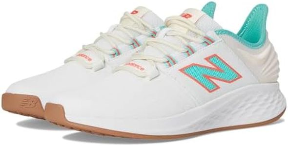 New Balance Women's Fresh Foam Roav Golf V2 Sneaker, Seashell, 8 Wide