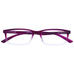 OPULIZE See Blue Light Blocking Reading Glasses Purple Computer Gaming Anti Glare Mens Womens B9-5 +2.00