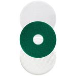 Potchen 3 Pack 12 Inch Floor Machines Pads Compatible with Oreck 550MC Commercial Floor Machine (Scrubbing & Bonnet & Polishing Pad)