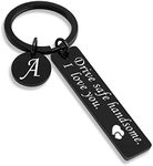 OUMILAN Drive Safe Keychain 26 Lett