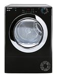 Candy CSOEC9DCGB 9kg Freestanding Condenser Tumble Dryer, Sensor Dry, WIFI Connectivity, Black with Chrome door