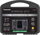 Panasonic K-KJ17KHC82A eneloop pro High Capacity Power Pack, 8AA, 2AAA, with Advanced Individual Battery Charger and Plastic Storage Case