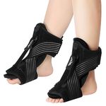 supregear Adjustable Plantar Fasciitis Brace, Breathable Foot Support with Spiky Plantar Fasciitis Night Splint for Flat Feet Achilles Tendonitis Heel Ankle Foot Pain