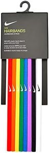 Nike Skinny Headbands 8 PK Elásticos Tennis Swoosh Pelo Pack 8 Piezas (Pimento/Orange Blaze/Sunlight)