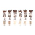 6-PACKS Kiss Broadway Clear Lip Gloss (Coconut Oil)