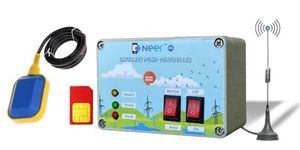 NEER 4G Mobile Pump Controller for 1 & 3 Phase Pumps, Manage your irrigation from anywhere-anytime by KrishiVerse App (With Float Sensor)