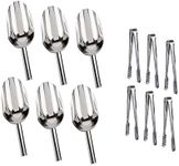 Black Menba Sweet Candy Buffet Ice Tongs & Scoops (6 sets)