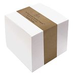 Memo Cube Refill, 90 x 90mm, 900 Sheets (Loose), Refill pad, Zero Plastic Packaging, FSC Paper