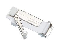 KitchenCraft KC609WH Swing-A-Way Wall Mounted Can Opener - Tin with Magnetic Lid Lifter,Metal,17.5 x 8 x 7 cm,Silver