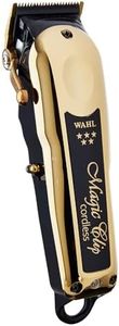 WAHL Professional 5 Star Gold Cordless Magic Clip Hair Clipper with 100+ Minute Run Time for Professional Barbers and Stylists - Model 8148-700