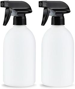 Aurnoet Spray Bottles (16oz/2Pack), HDPE Spray Bottle for Cleaning Solution, Plastic Empty Spray Bottles For Plants, Hairdressing, Training Pet and Diluted Concentrate - Leak Proof, Adjustable Nozzle