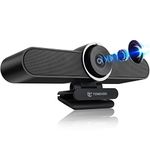 4K Webcam Conference Room Web Camera with Microphone and Speaker, Computer Video Camera Wide Angle AI Auto Framing Dual Mics with Noise Reduction Works with Microsoft Teams, Zoom, Google Voice, PC…