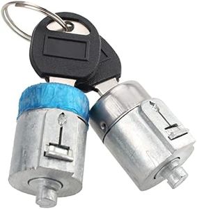 MOTOALL Door Lock Cylinder with Key for Chevrolet C1500 C2500 GMC K1500 K2500 Pair