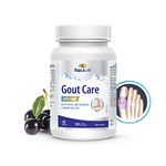 Gout Care Joint Supplement, Reduces elevated uric acid blood levels, which is an underlying cause of gout. With Black Cherry Extract, Celery Seeds, and Devil's Claw, 100 capsules - MapleLife