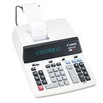 Canon CNMMP21DX Color Printing Calculator, AC Supply Powered, 3.7" x 9" x 12.2", White, 1 Each