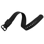 MARATHON Ballistic Nylon Watch Band, Military Grade with Stainless Steel, Non-Magnetic Buckle (W: 22mm L: 11", Black)