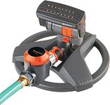 Gardena 69-84BZMX Frost-Proof ZoomMaxx Oscillating Sprinkler with Timer, 2,300 Sq. Ft., Weighted Base, Includes Water Timer, Made in Germany