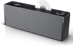 Loewe klang s3 Smart Radio with CD Player, 120 Watt Speaker with Bluetooth/Wifi Connection, Stream from All Major Services, Exceptional Sound and Modern Design - Basalt Grey