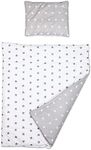 Baby Comfort 2 Piece Duvet Cover & Pillowcase 80x70 cm Set for Crib, Cradle or Pram (Big Stars)