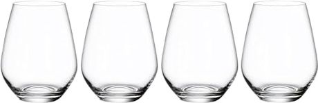 Villeroy & Boch – Ovid Water Glass Set 4 Pieces 420 ml, Dishwasher Safe, Cold Drink Glasses, Juice Glasses, Drinkware, Crystal Glass