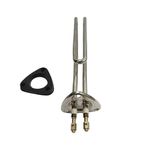 Triangular Geyser Heating element Tikona Shape Geyser Heating Element 9" Inch Dipping Length Shock Proof ISI Standerd (2 Year Warranty) (Match And Buy)